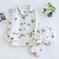 Floral Print Fuzzy Pajama Coordinates