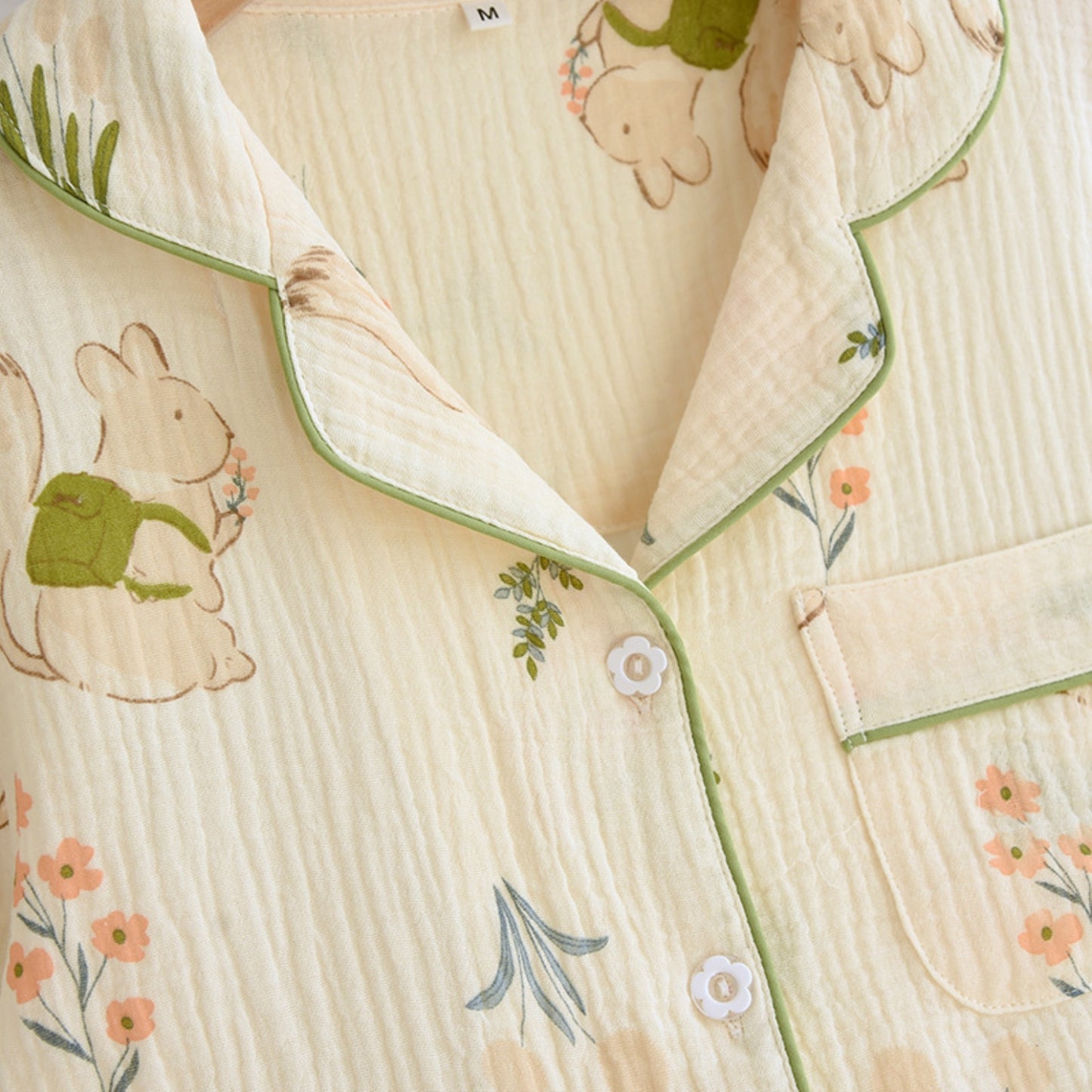 Nature Print Textured Lounge Coordinates