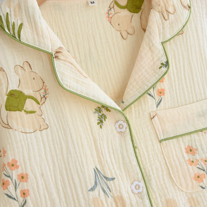 Nature Print Textured Lounge Coordinates