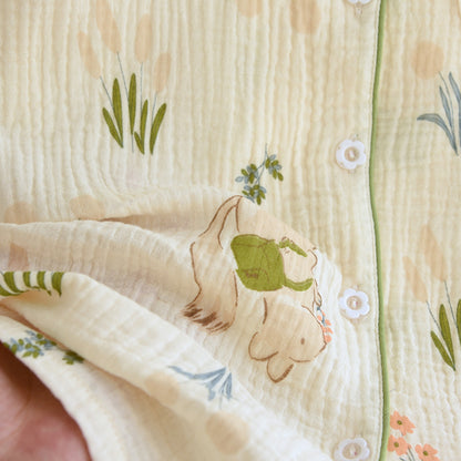 Nature Print Textured Lounge Coordinates