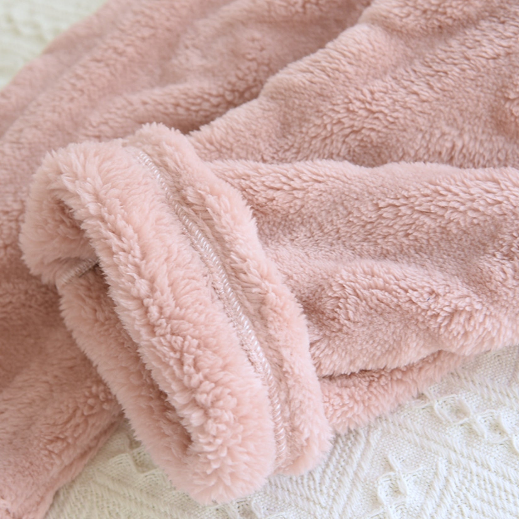 Fuzzy Textured Thick Pajama Coordinates