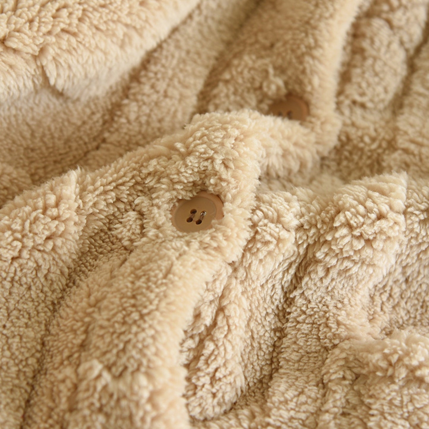 Bear Pattern Fuzzy Lounge Coordinates