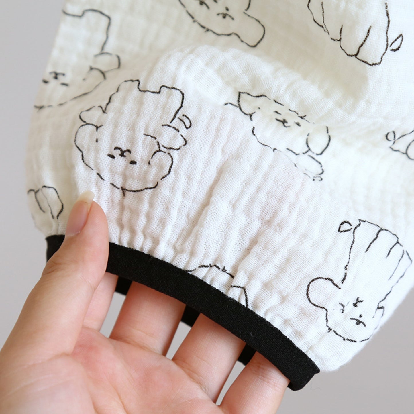 Dog Pattern Textured Pajama Coordinates