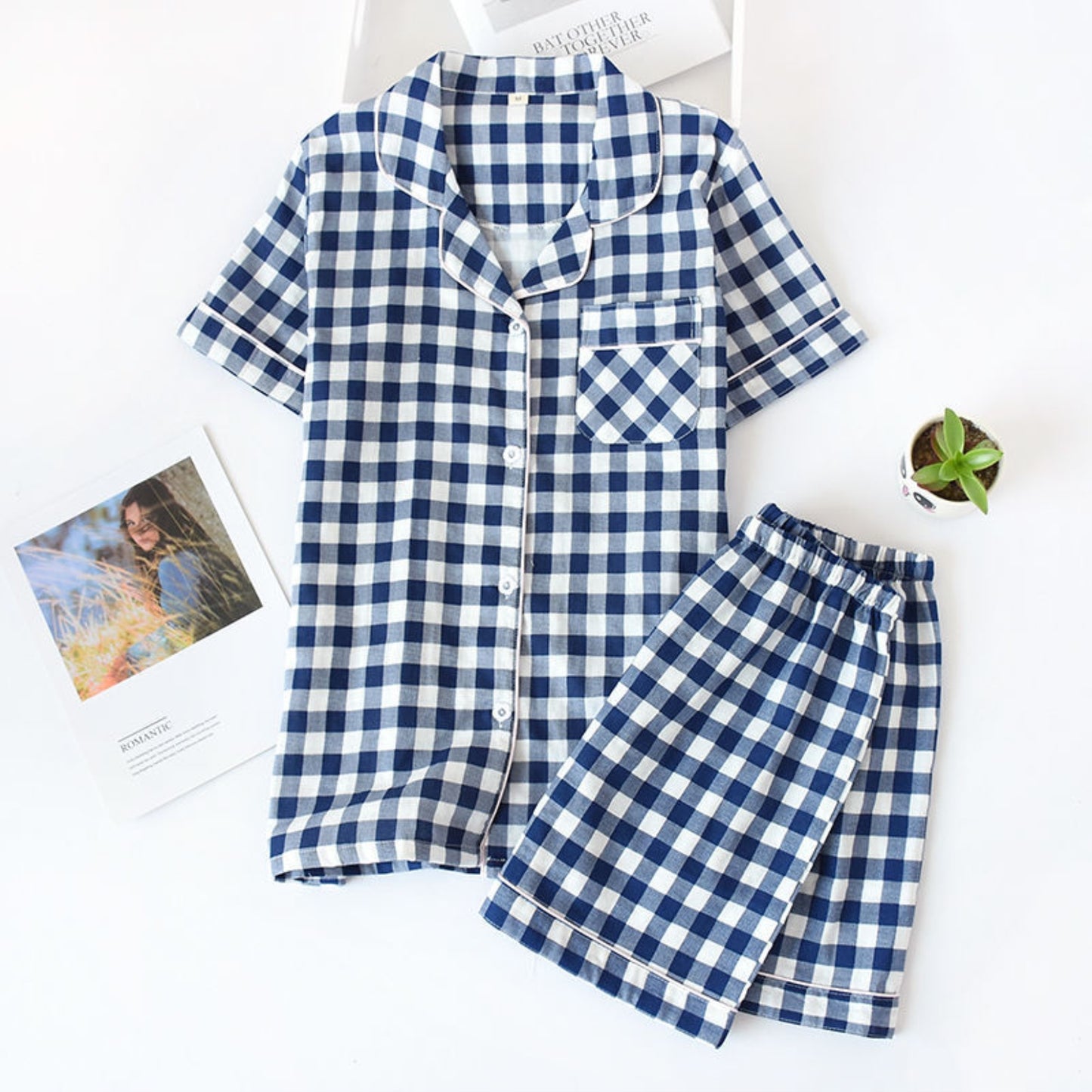 Classic Gingham Pajama Coordinates