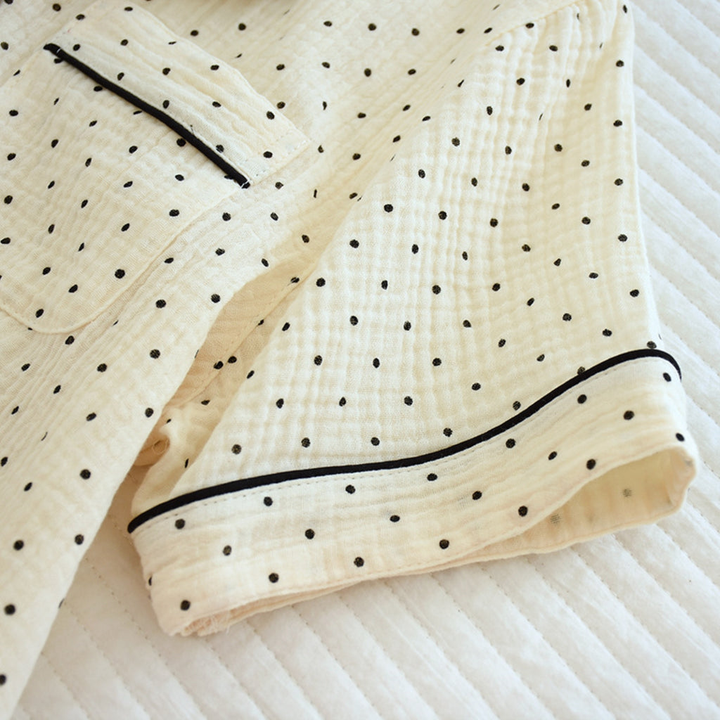 Coordenadas del salón con estampado de puntos