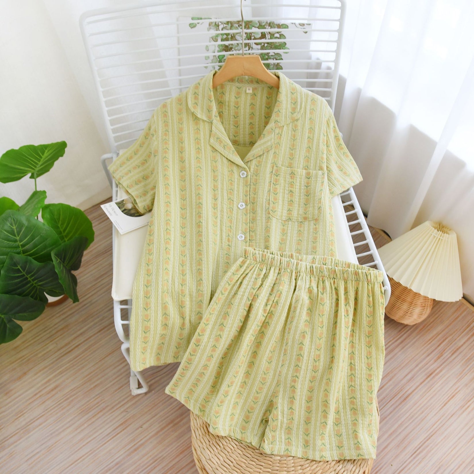 Floral Striped Pattern Lounge Coordinates