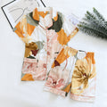 Coordinaciones de salón con motivos florales multicolores