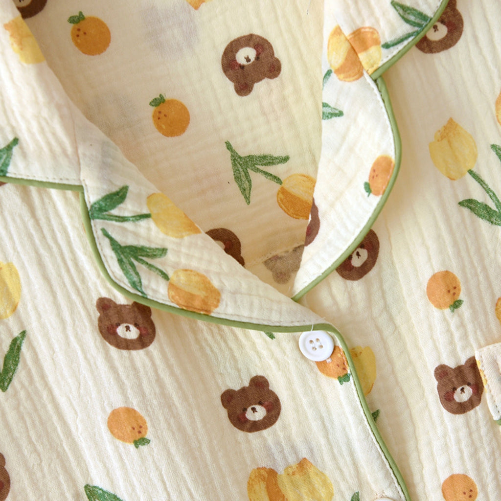 Mixed Print Pajama Coordinates
