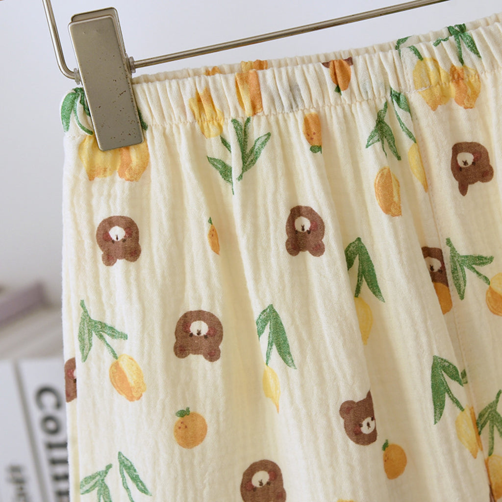 Mixed Print Pajama Coordinates