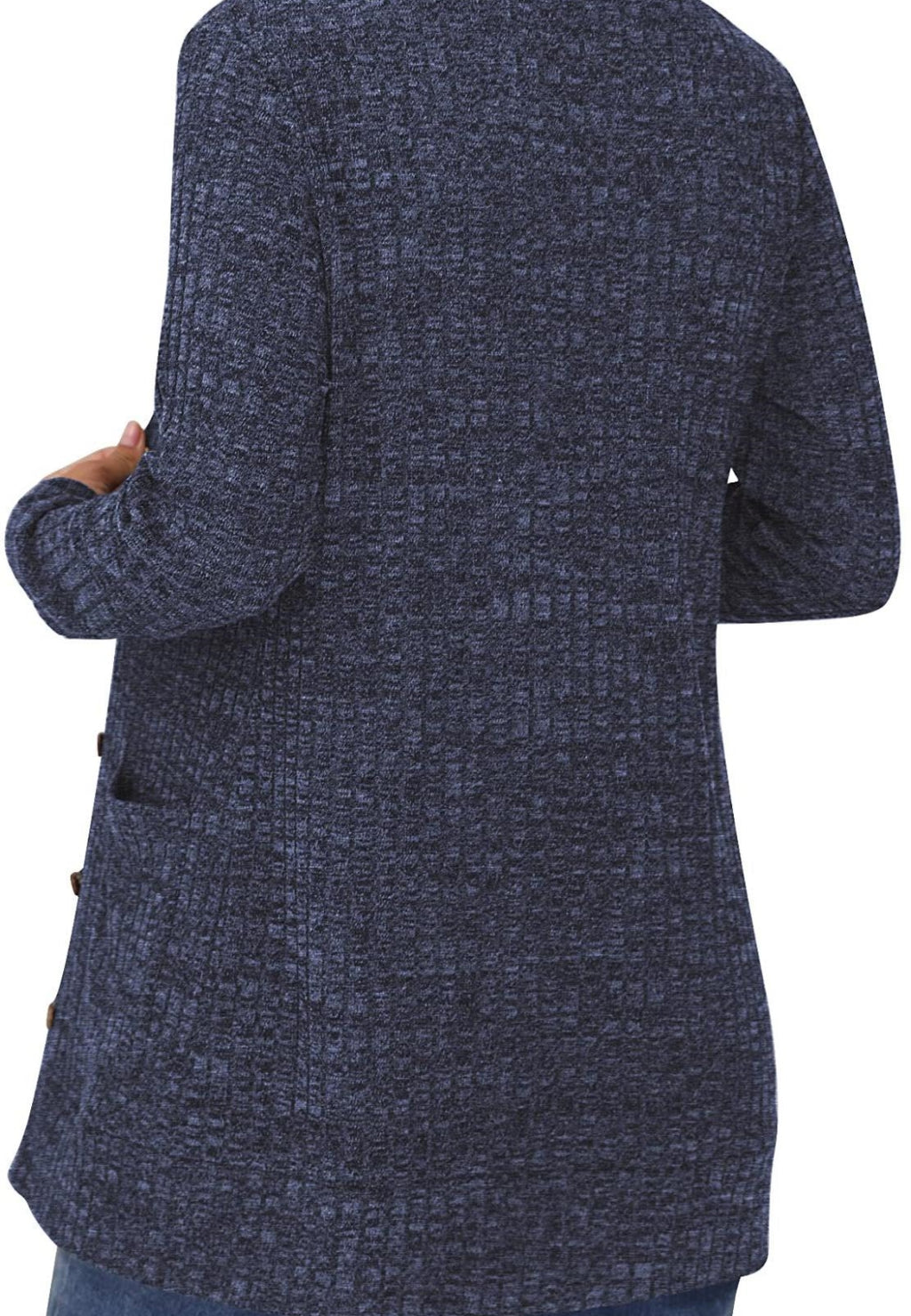Ribbed Knit Textured Cardigan