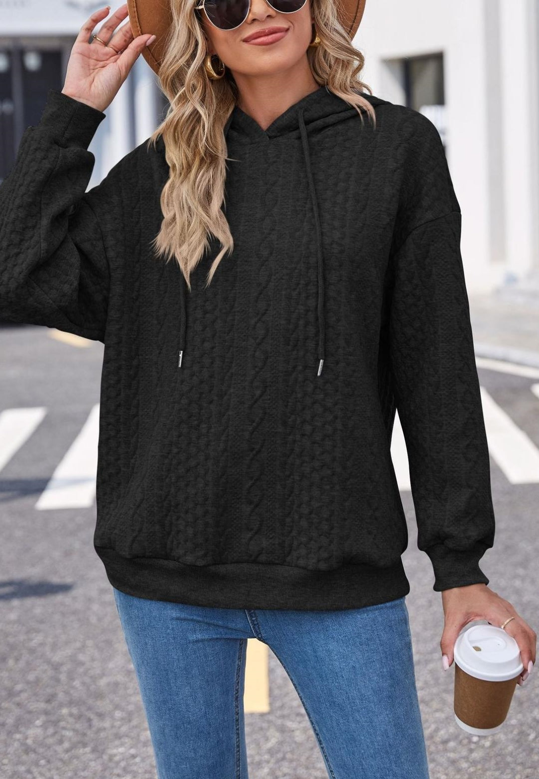 Classic Cable Knit Hoodie