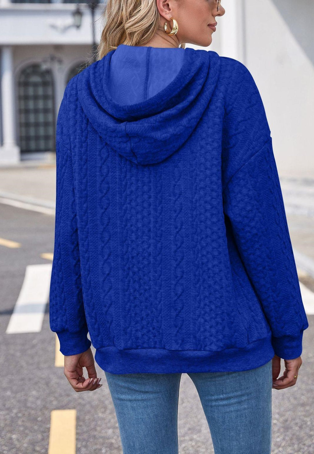 Classic Cable Knit Hoodie