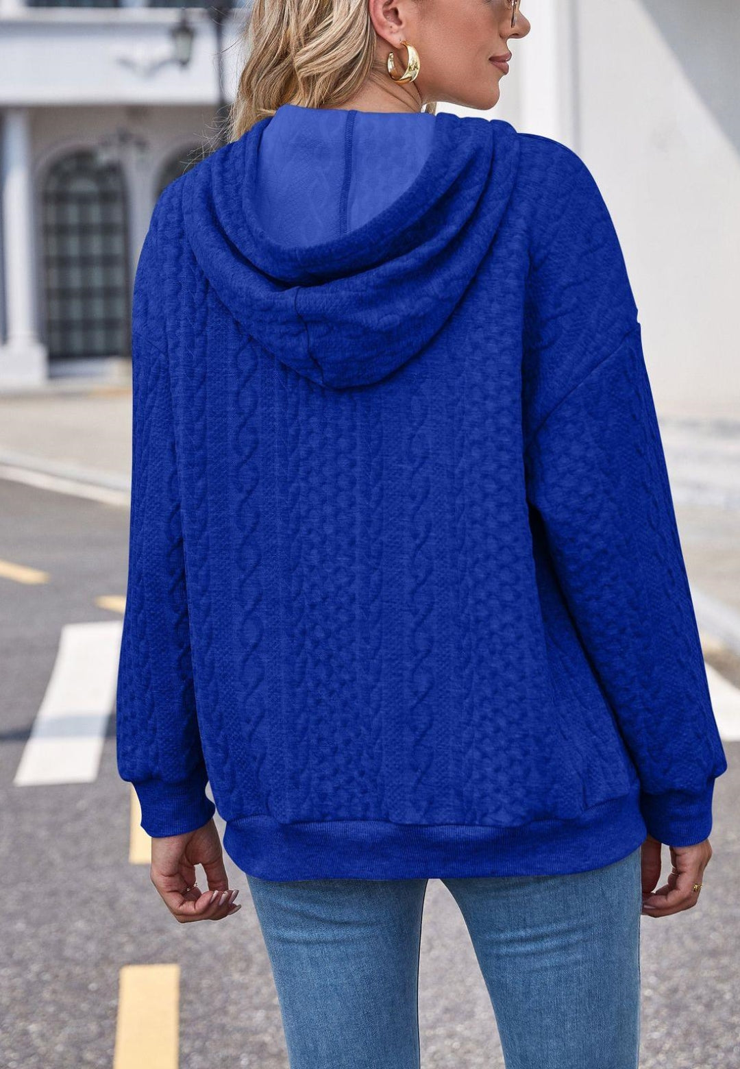 Classic Cable Knit Hoodie