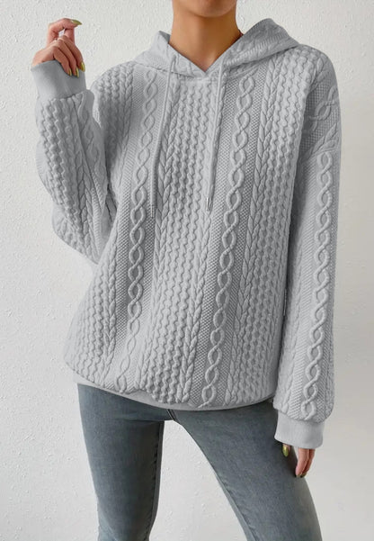 Classic Cable Knit Hoodie