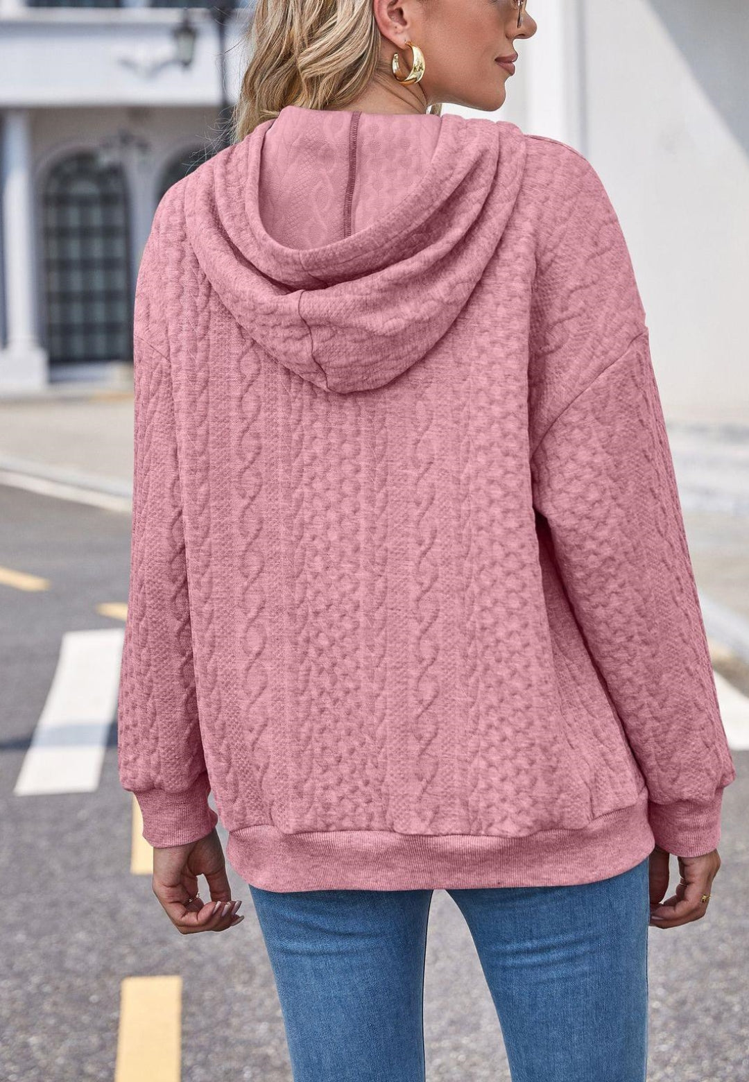 Classic Cable Knit Hoodie