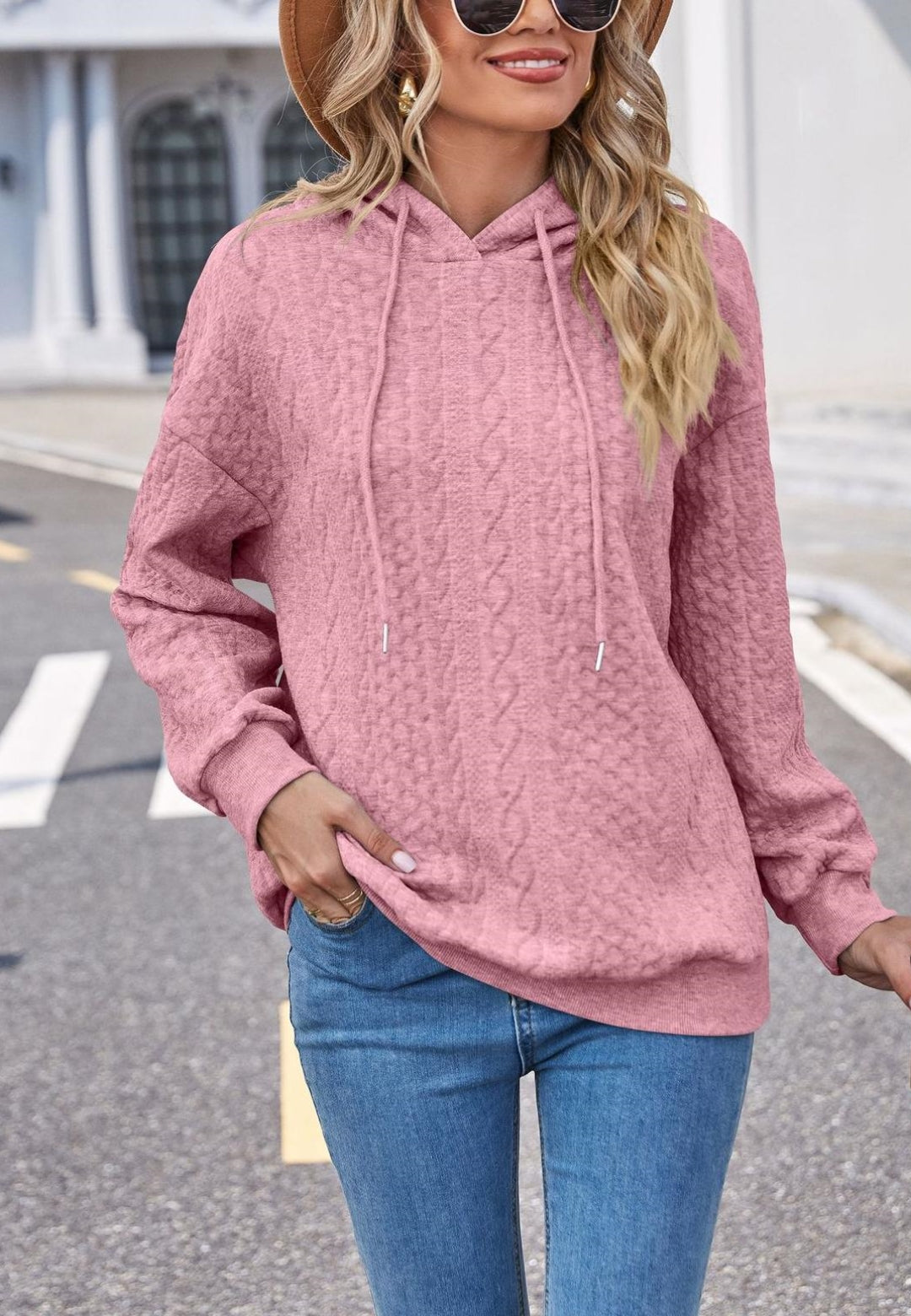 Classic Cable Knit Hoodie