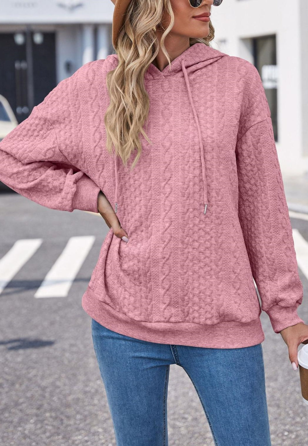 Classic Cable Knit Hoodie