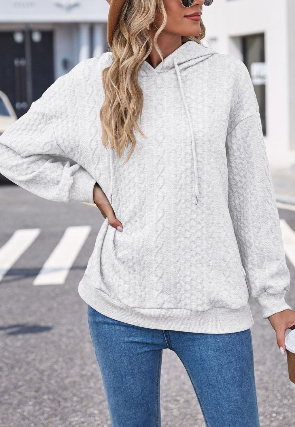 Classic Cable Knit Hoodie