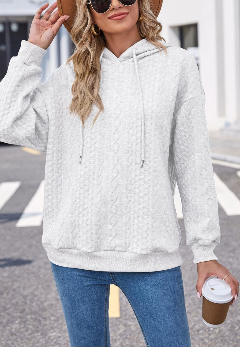 Classic Cable Knit Hoodie