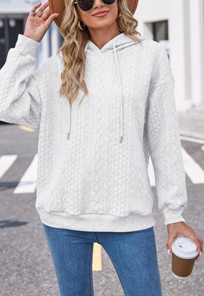 Classic Cable Knit Hoodie