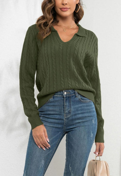 Cable Knit Classic Sweater