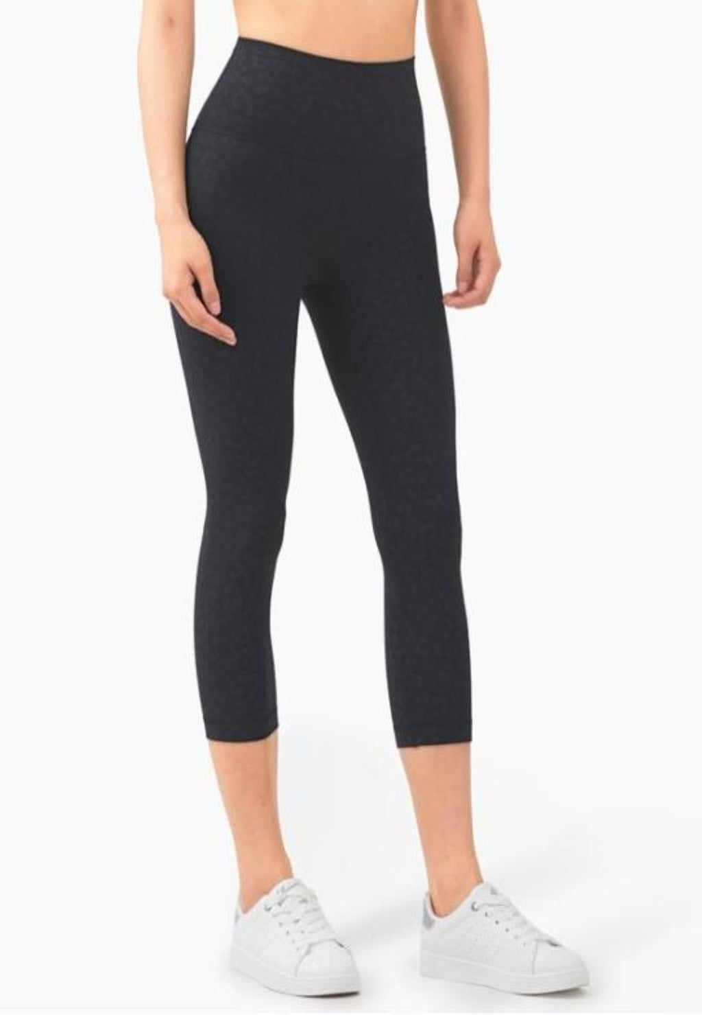 Leggings de cintura alta recortados
