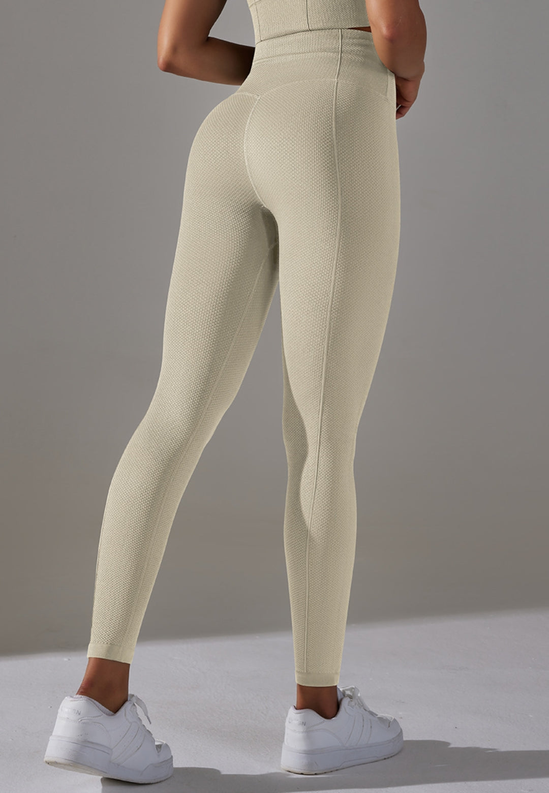 Leggings de cintura alta con costura central