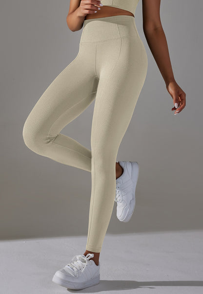 Leggings de cintura alta con costura central
