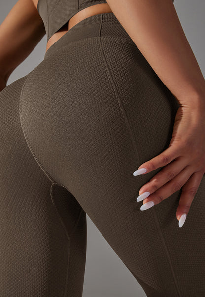 Leggings de cintura alta con costura central