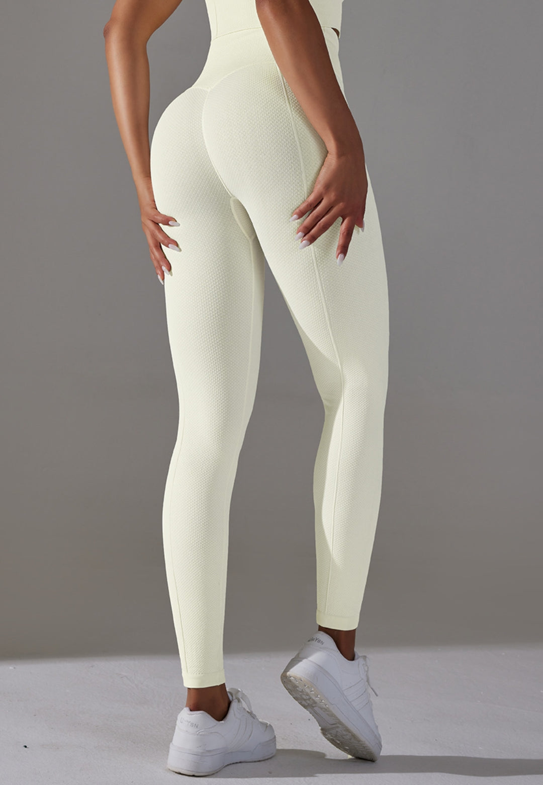 Leggings de cintura alta con costura central