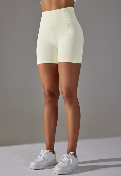 Pantalones cortos de ciclista con textura de color sólido