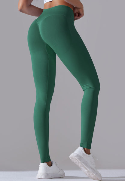 Ribbed V-Waist Activewear Leggings