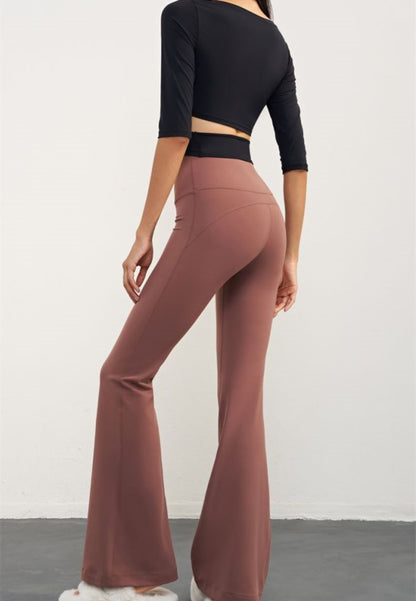 High Waist Classic Flared Leggings