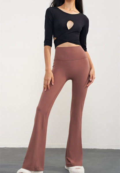 High Waist Classic Flared Leggings