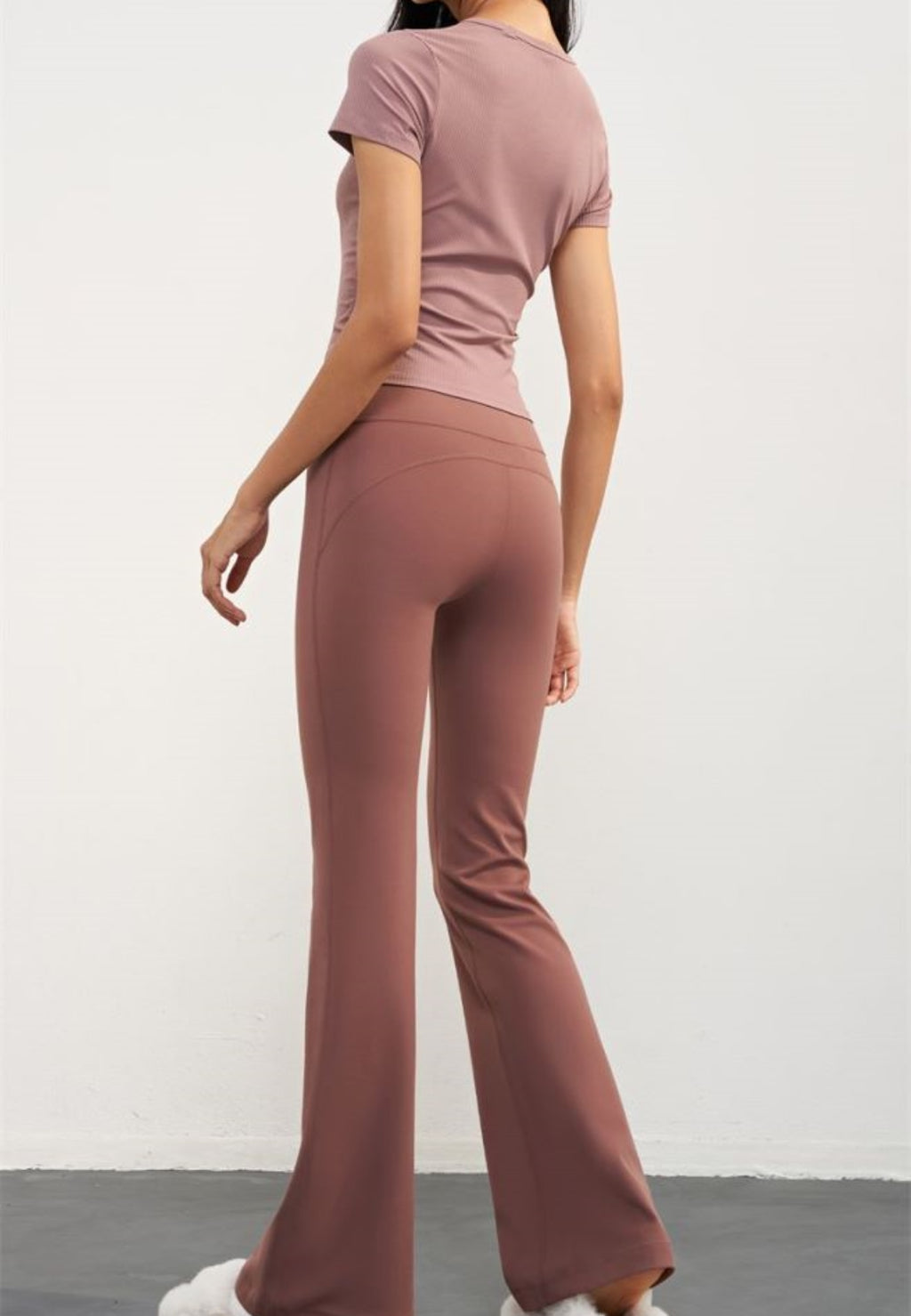 Leggings clásicos acampanados con cintura alta