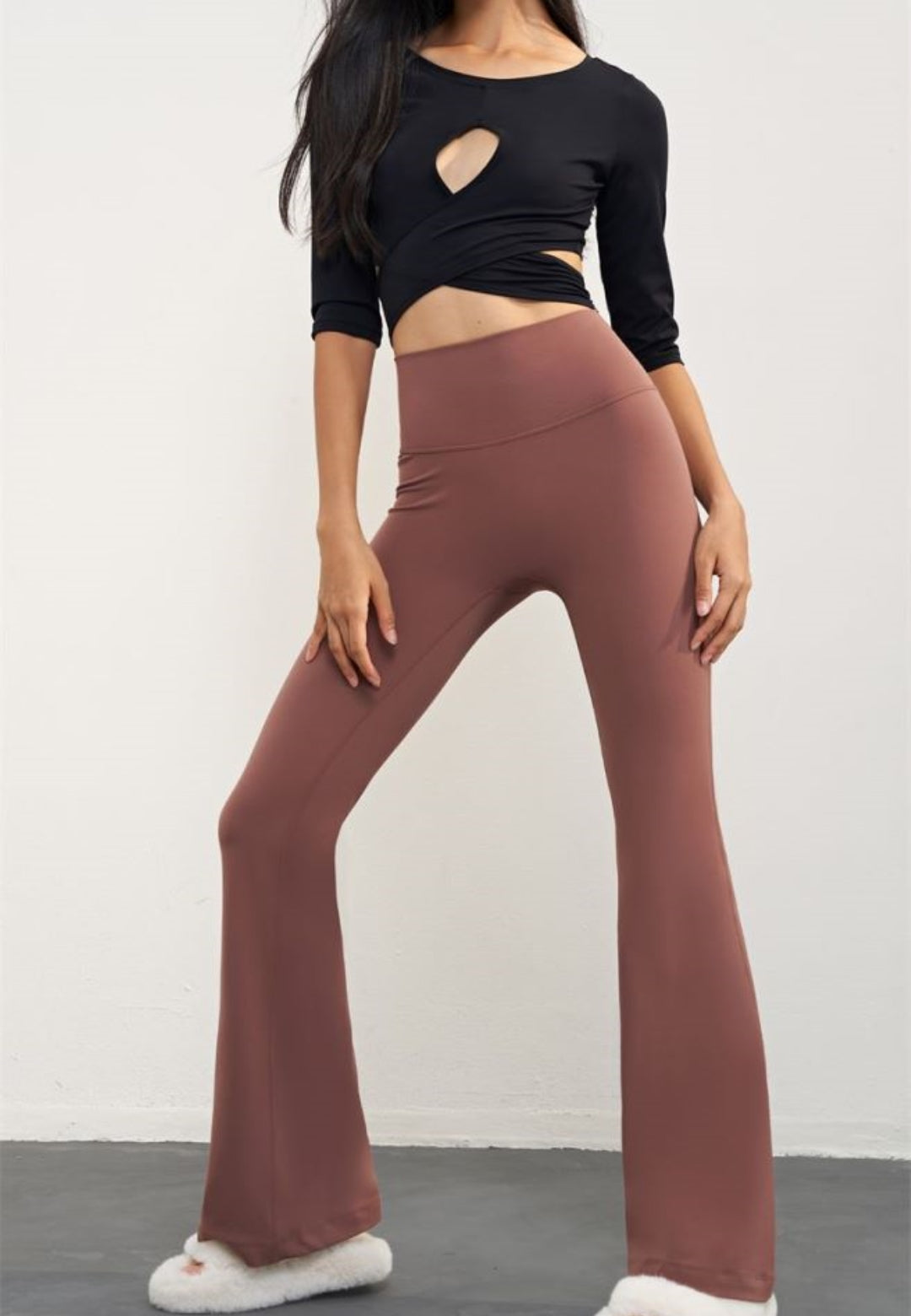 High Waist Classic Flared Leggings