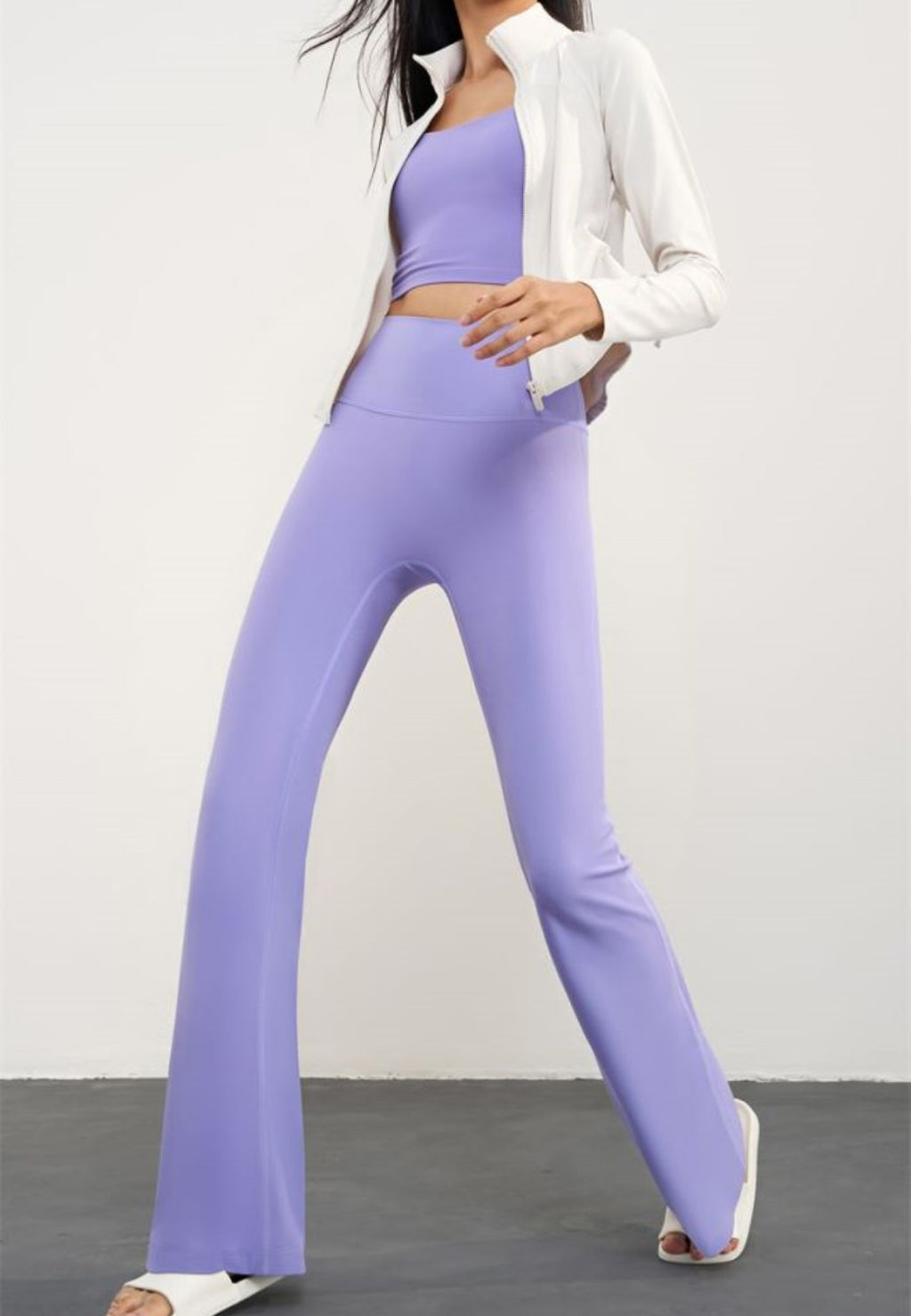 Leggings clásicos acampanados con cintura alta