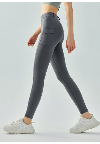 High Waist Belt Loop Leggings