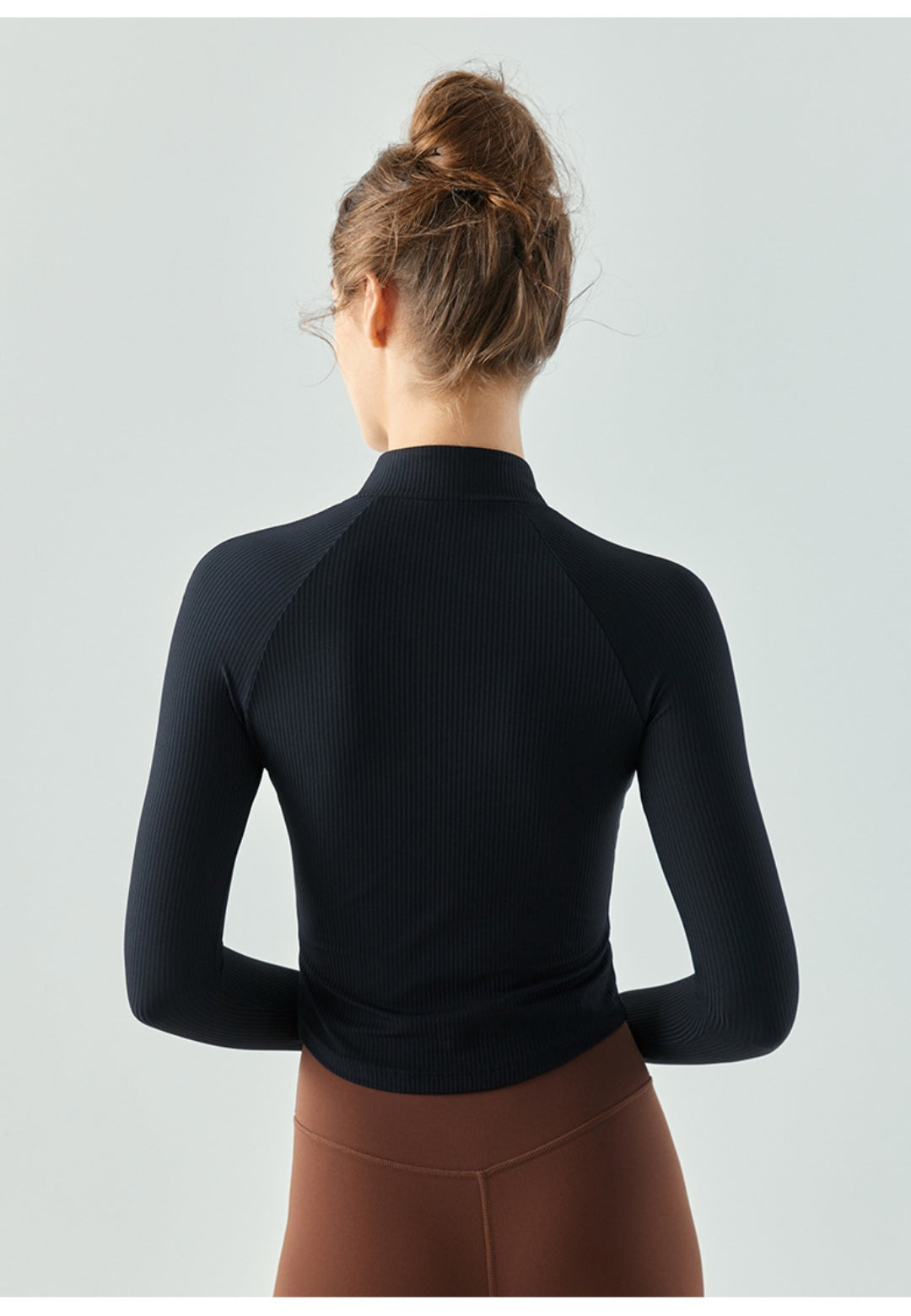 Quarter Zip Knit Sports Top