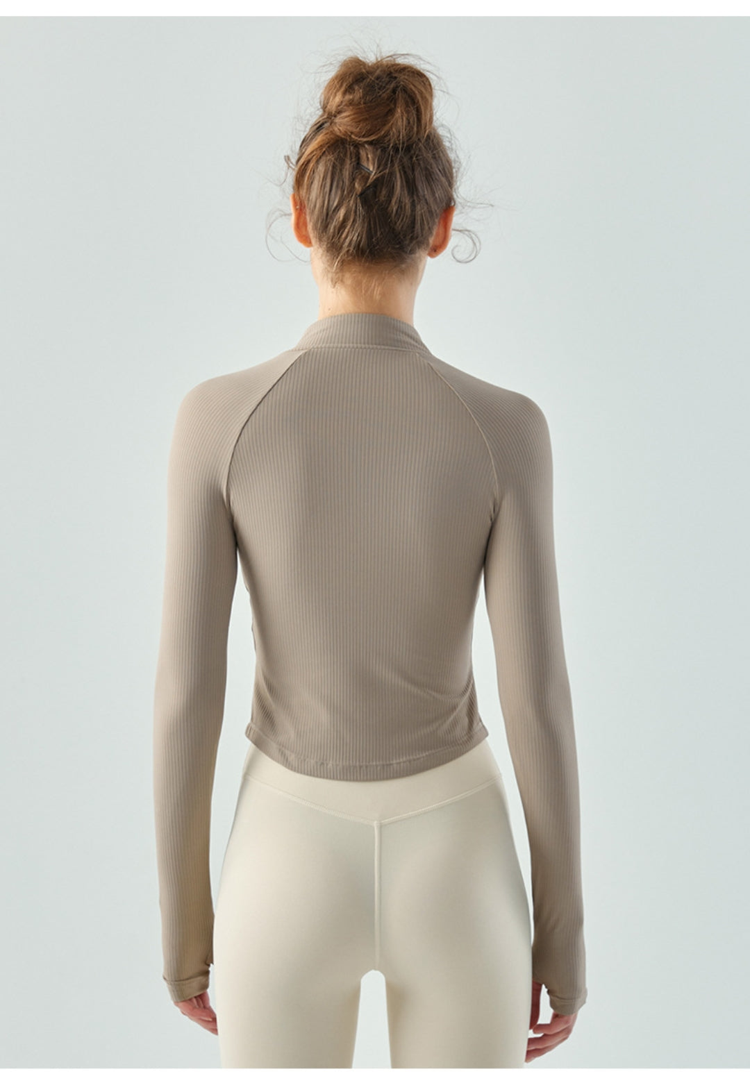 Quarter Zip Knit Sports Top