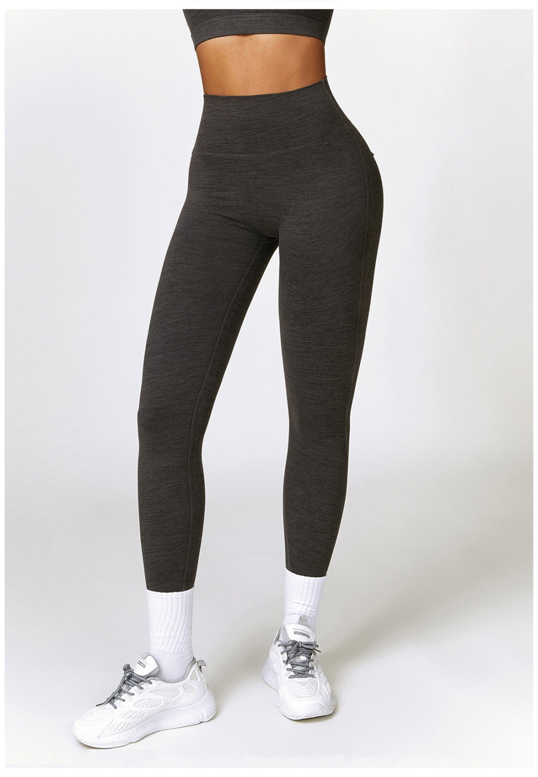 Back Patch Pocket Textured Leggings