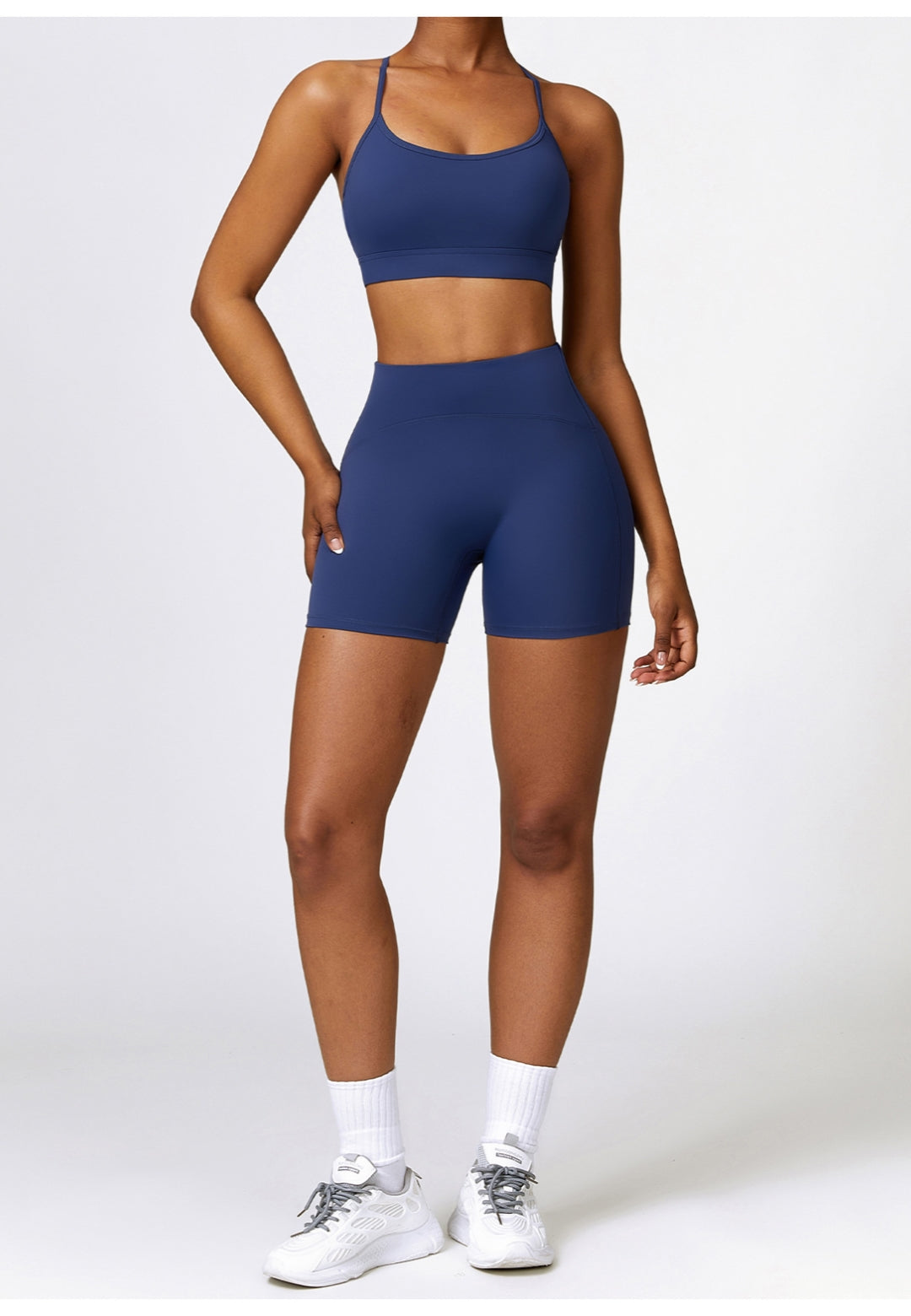 Pantalones cortos deportivos de cintura alta
