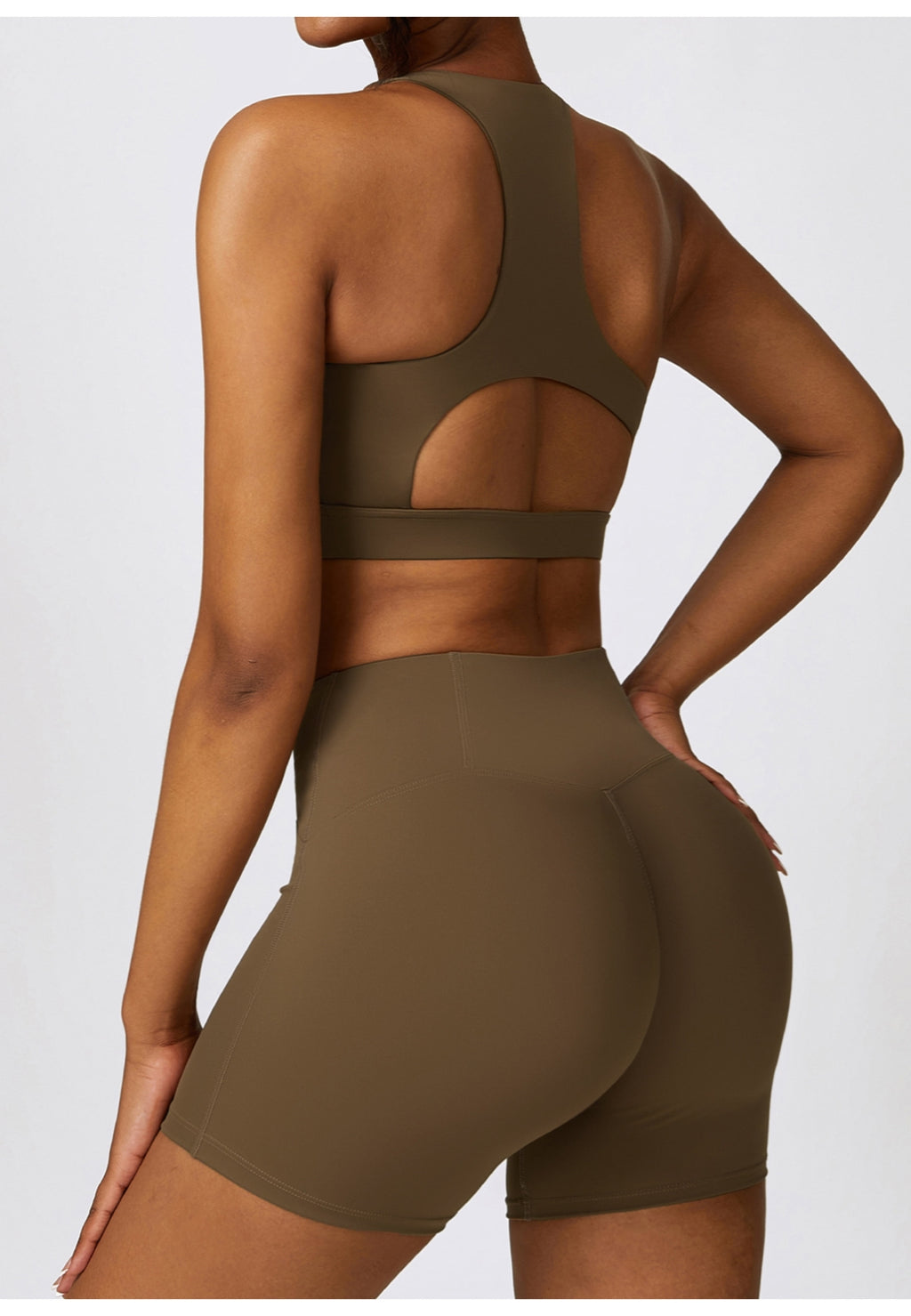 Pantalones cortos deportivos de cintura alta