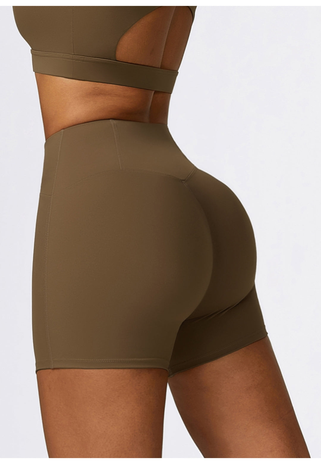 Pantalones cortos deportivos de cintura alta