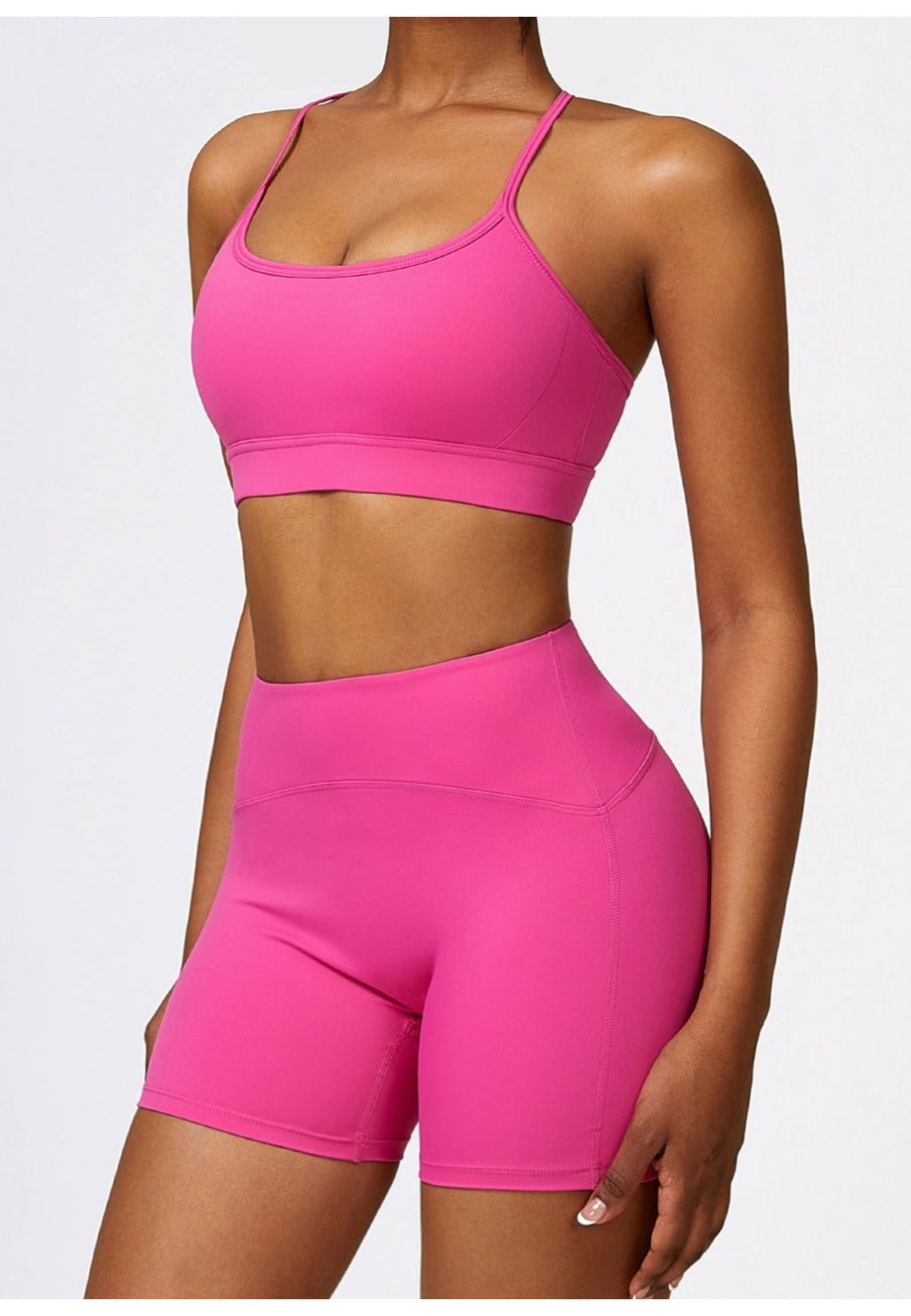 Pantalones cortos deportivos de cintura alta