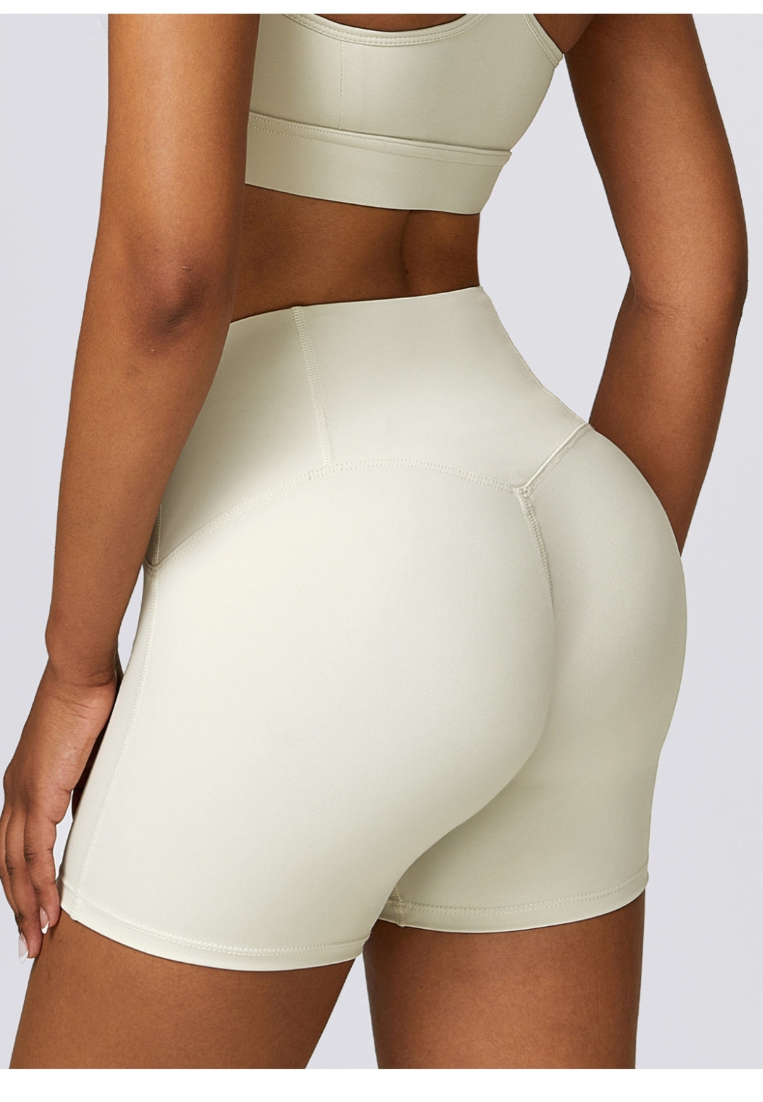 Pantalones cortos deportivos de cintura alta