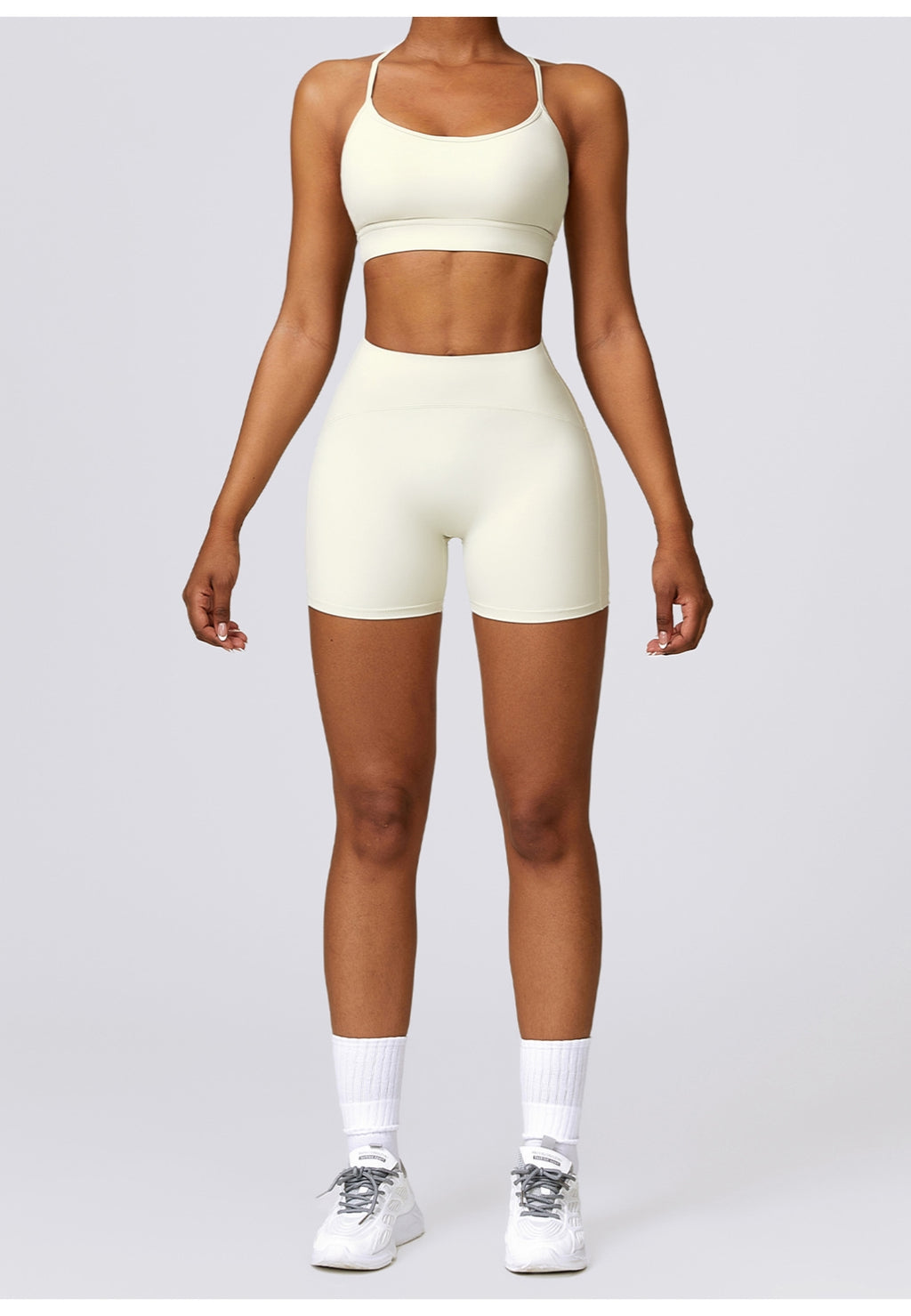 Pantalones cortos deportivos de cintura alta