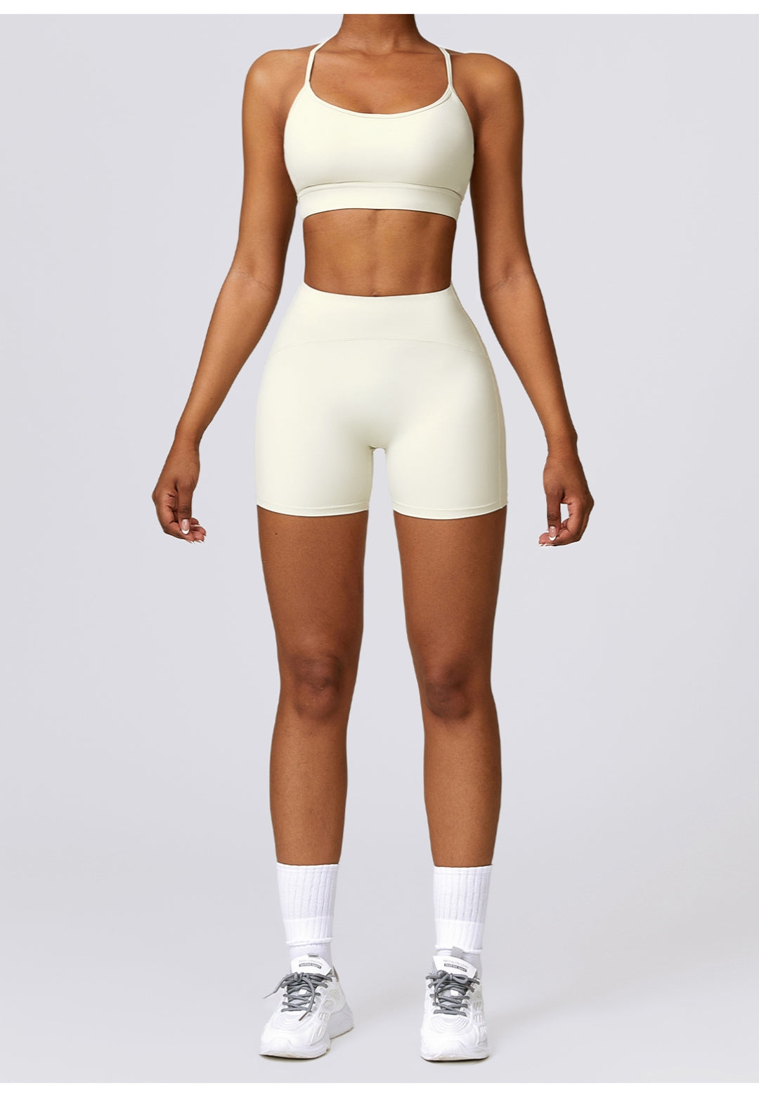 Pantalones cortos deportivos de cintura alta