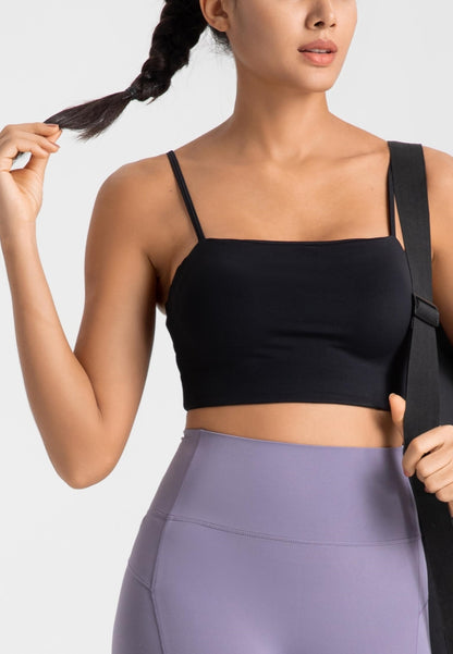 Multi-Way Spaghetti Strap Crop Top