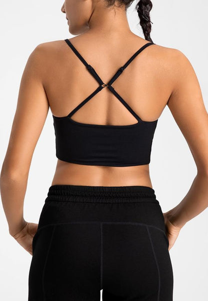 Multi-Way Spaghetti Strap Crop Top